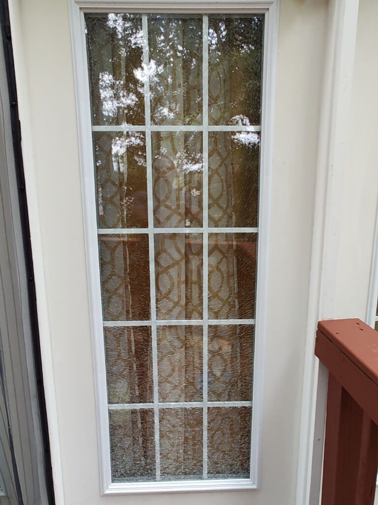 Broken Glass French Door