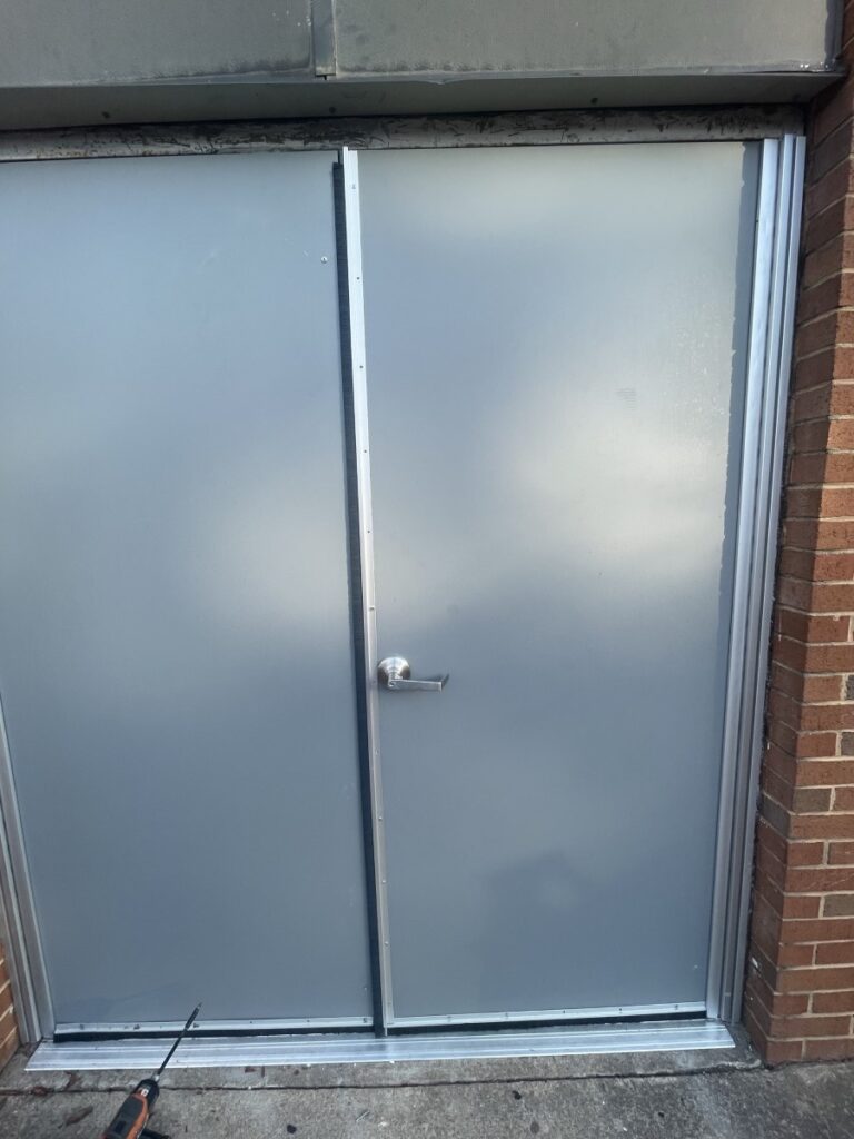 Exit Metal Door Installation