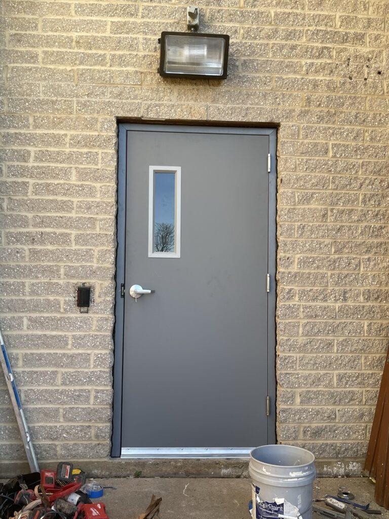 Exit Metal Door