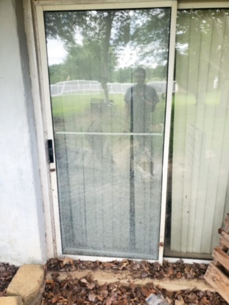 Broken Glass Sliding Door Replacement